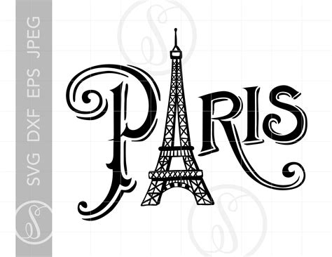 Paris Svg Bundle Paris Clipart Png Svg Eps Paris Svg Files For