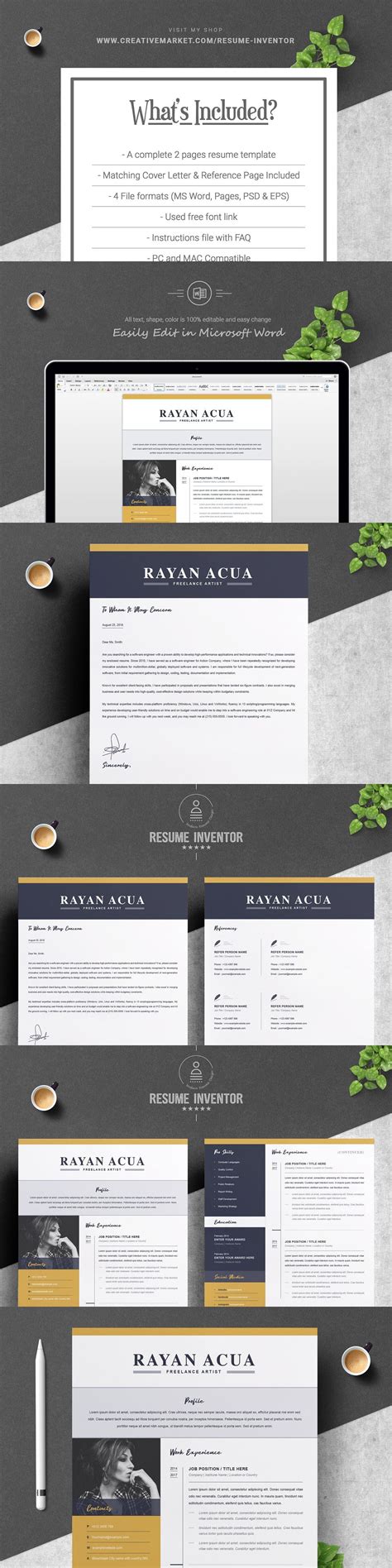 Professional Resume Template | Resume template professional, Resume template, Professional resume