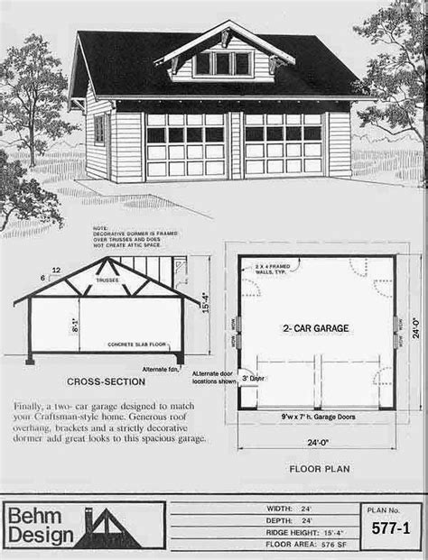 Garage Plans Blog Behm Design Garage Plan Examples Garage Plan 577