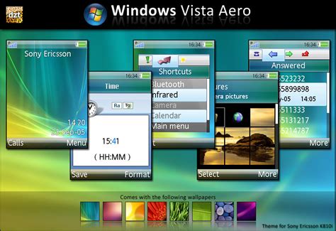 Windows Vista Aero For K810i By Dzutrinh On Deviantart