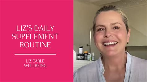 Liz Earles Daily Supplement Routine Liz Earle Wellbeing Youtube