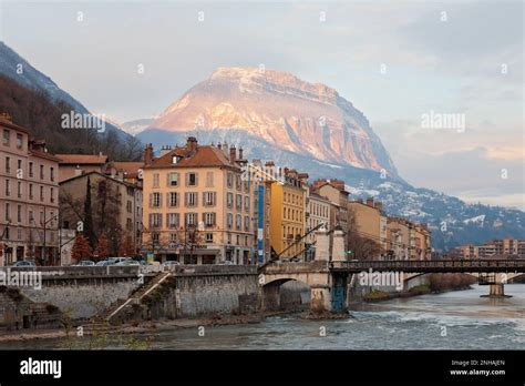 Old Town Of Grenoble French Alps France Stock Photo Alamy