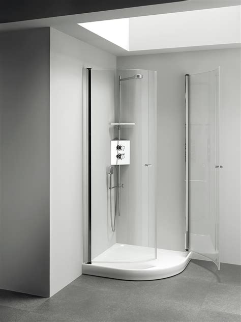 Browse through the selection of inward opening shower doors below, which can also be purchased with extra side panels and a matching shower tray, at fantastic prices and unbeatable online discounts! Round shower enclosure inward and outward opening doors ...