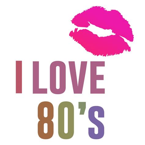 I Love The 80s Vintage 80s Flash Back Iron On Heat T Shirt Transfer