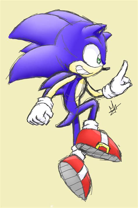 Sonic Sketch By Namijo On Deviantart