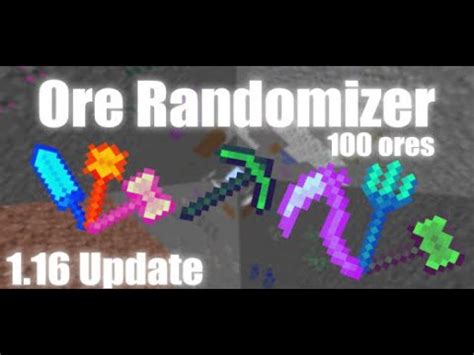 This seed spawns you on the edge of a jungle filled with towering taiga trees, making it the ideal seed for any budding minecraft carpenter. MOD ORE RANDOMIZER ! MCPE MOD - YouTube