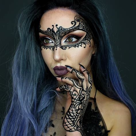 Lace Mask Facepaint And Sfx Makeup By Ellie H M Aka Ellie35x Sfx