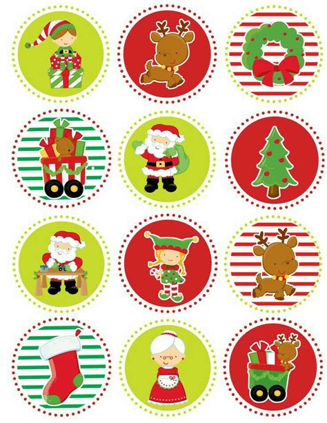 Pin De Yo Em Navidad Para Imprimir Natal Clipart De Natal Etiquetas