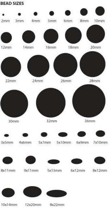 Mm Actual Size Chart