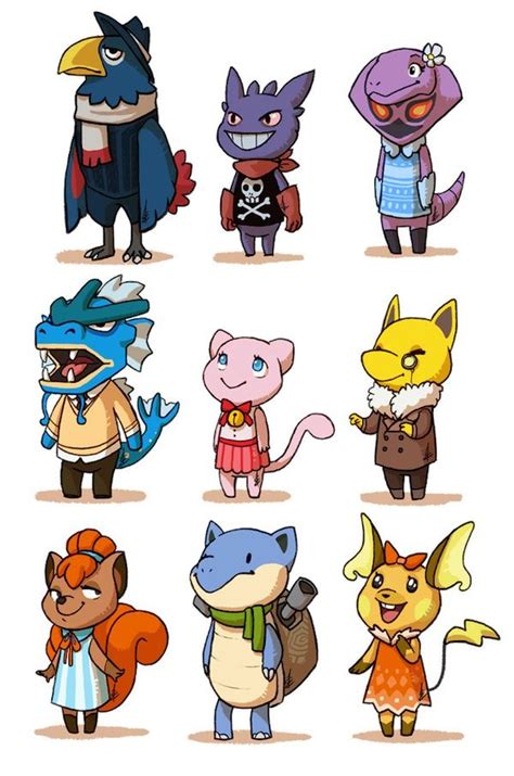 10 Pieces Of Animal Crossing & Pokémon Crossover Fan Art