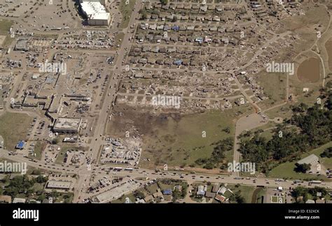 Ariel Views Of The Destruction In Moore Oklahoma Where A Huge Tornado