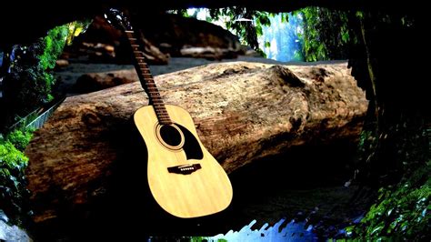Relaxing Acoustic Guitar Music 2 Hours Rainforest Sounds Meditation
