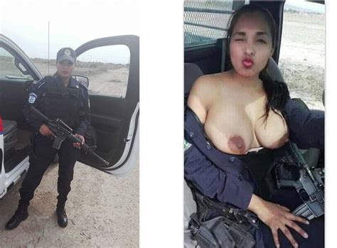 Police Woman Nude Selfie