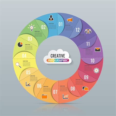 Modern Infographic Circles Timeline Template Infographic Infographic Images