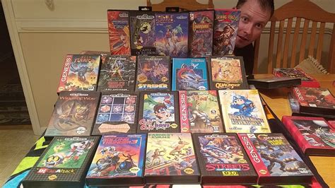 My Sega Genesis Collection 2016 Pt 2 Boxed Games Youtube