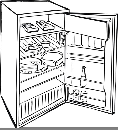 Free Food Clipart Refrigerator Free Images At Clker Vector Clip