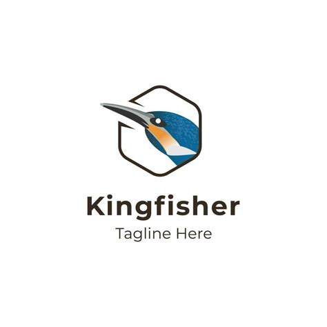 Kingfisher Logo Design Concept Vector 24225027 Vector Art At Vecteezy