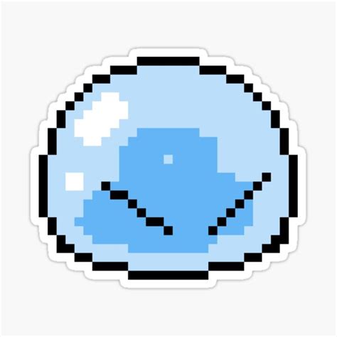 Rimuru Tempest Pixel Art Sticker For Sale By Strauberryjam Redbubble