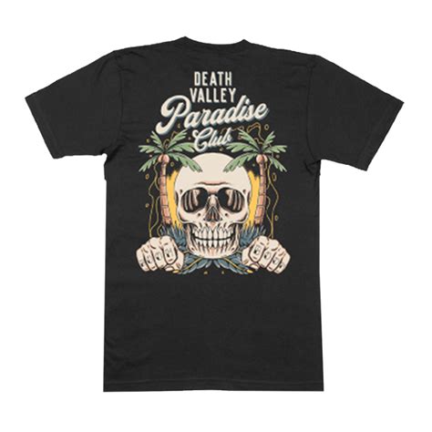 Death Valley Paradise Club Black T Shirt The Kris Barras Band Uk