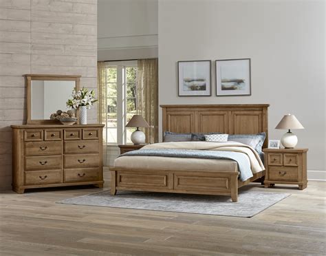 With this contemporary armoire in cherry finish your bedroom or living room will be more functional, and more beautiful than ever. Timber Creek Bedroom Collection by Vaughan Bassett | Bruce ...