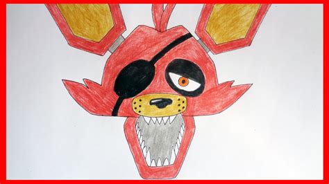 How To Draw Foxy Five Nights At Freddys Characters Youtube