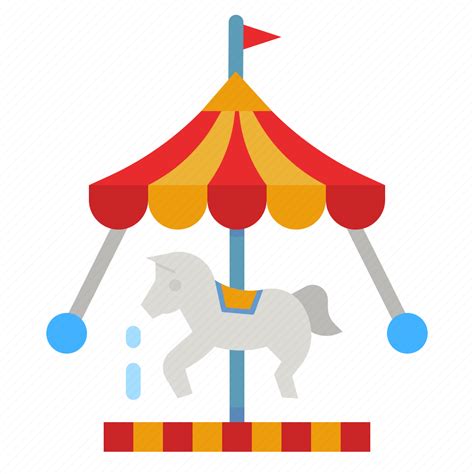 Carousel Merry Go Round Funfair Icon Download On Iconfinder