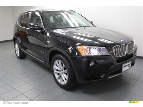 Gas mileage, engine, performance, warranty, equipment and more. 2011 Jet Black BMW X3 xDrive 28i #78698651 | GTCarLot.com - Car Color Galleries