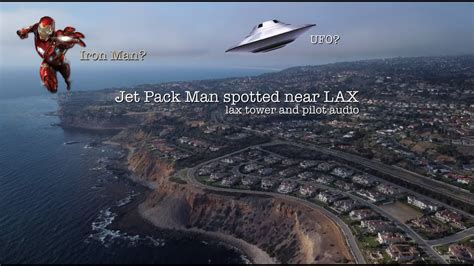 Jet Pack Man Spotted Flying Near Lax Again Youtube