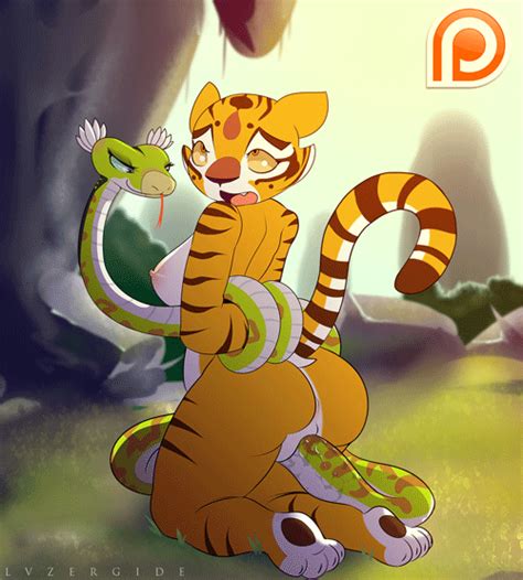 Sexy Tigress Rule Animated Anthro Anus Areola Ass Barefoot Gif