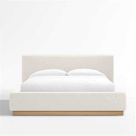 Gather Ivory Upholstered Queen Bed Reviews Crate And Barrel Canada