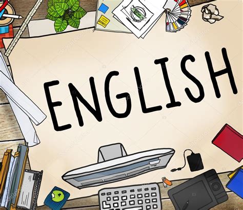 Concepto De Idioma Inglés Británico Inglaterra — Fotos De Stock