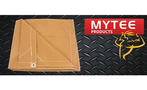 Mytee Products 10 X 16 Tan Canvas Tarp 12oz Heavy Duty
