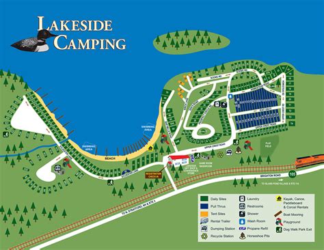 Long Lake Campground Map