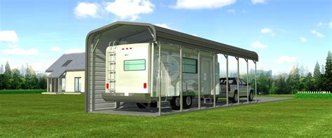 Just put the cover on the same way you would a car cover. Choose the best RV Carport for your Recreational Vehicle at Carport Central