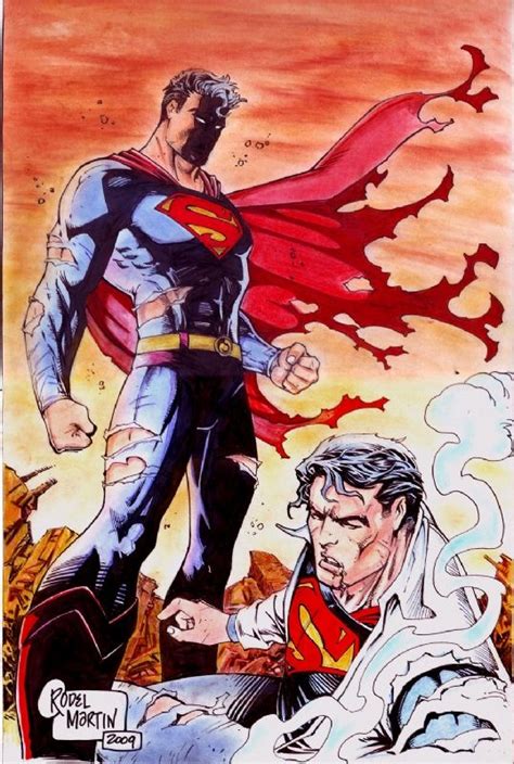 Superman Vs Clark Kent By Rodel Martin With Images Superman Art