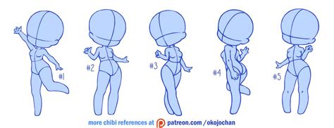 Chibi Poses Reference Chibi Base Set 1 By Nukababe On