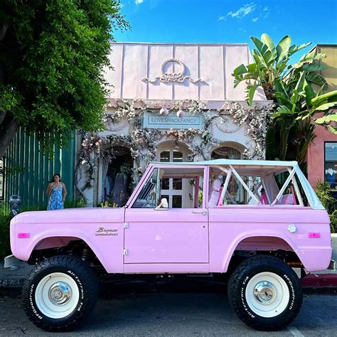 Loveshackfancy Pink Bronco From Vintage Broncos Classic Ford Broncos