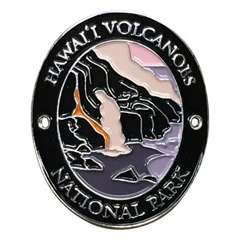 Hawaii Volcanoes National Park Walking Stick Medallion Kilauea Mauna