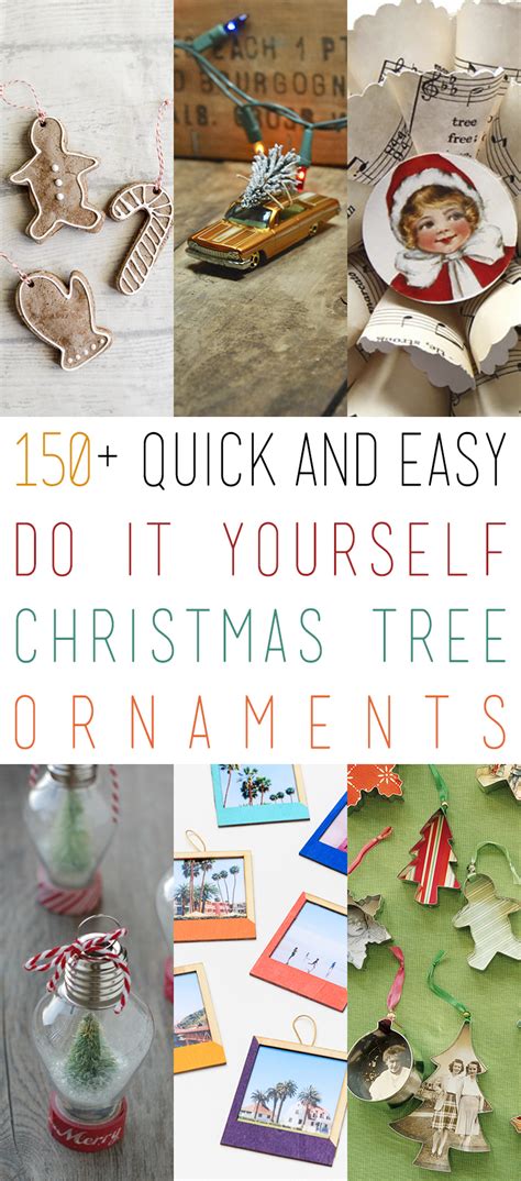Check spelling or type a new query. 150+ Quick and Easy DIY Christmas Tree Ornaments - The Cottage Market