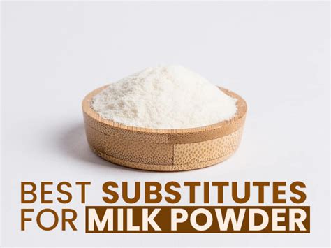 7 Healthy Substitutes For Milk Powder