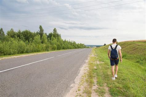 Man Walking Down Country Road Stock Images Download 131 Royalty Free