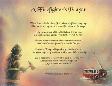 Firefighters Prayer Prayers Firefighter Quotes Prayer Changes Things