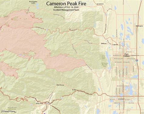 Strong Winds Push Cameron Peak Fire East Prompting More Evacuations Wildfire Today