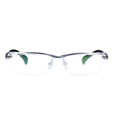 Eyewear Frames Minclpure Titanium Half Rimless Business Glasses Frame Eyeglasses Clear Lens