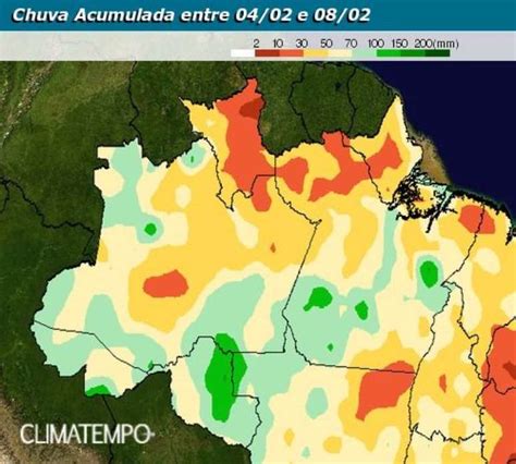 Muita Chuva No Norte Do Brasil