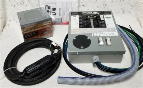 Generac 6294 30 Amp 6 10 Circuit Manual Transfer Switch Kit For