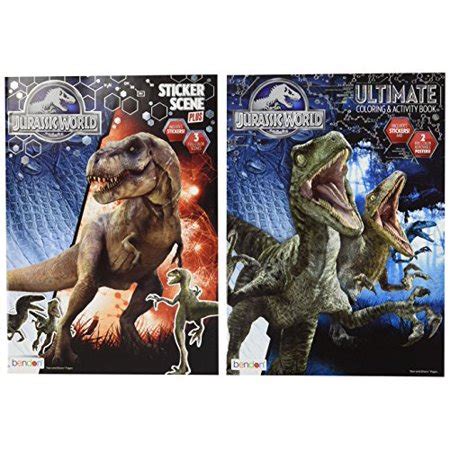 Not many books may present a viewers to a totally brand new world and characters while additionally at the same time taking you a thrilling plot account. Jurassic World Coloring Book Set with Stickers and Posters ...