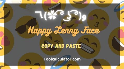 Happy Lenny Face 𝒞ℴ𝓅𝓎 Ⓐⓝⓓ 𝒫𝒶𝓈𝓉ℯ