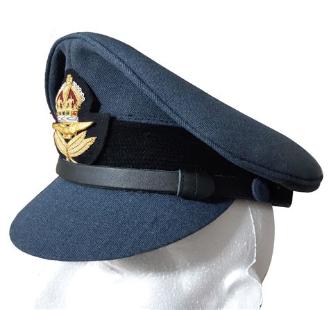 Ww2 Repro Raf Royal Air Force Officers Peaked Cap And Badge 60cm Raf Rfeie