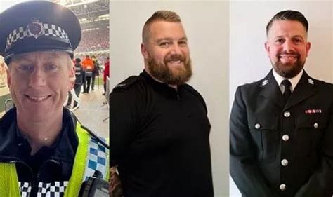 Police Officers Nominated For Bravery Award After Forming Human Chain To Save Woman Uk